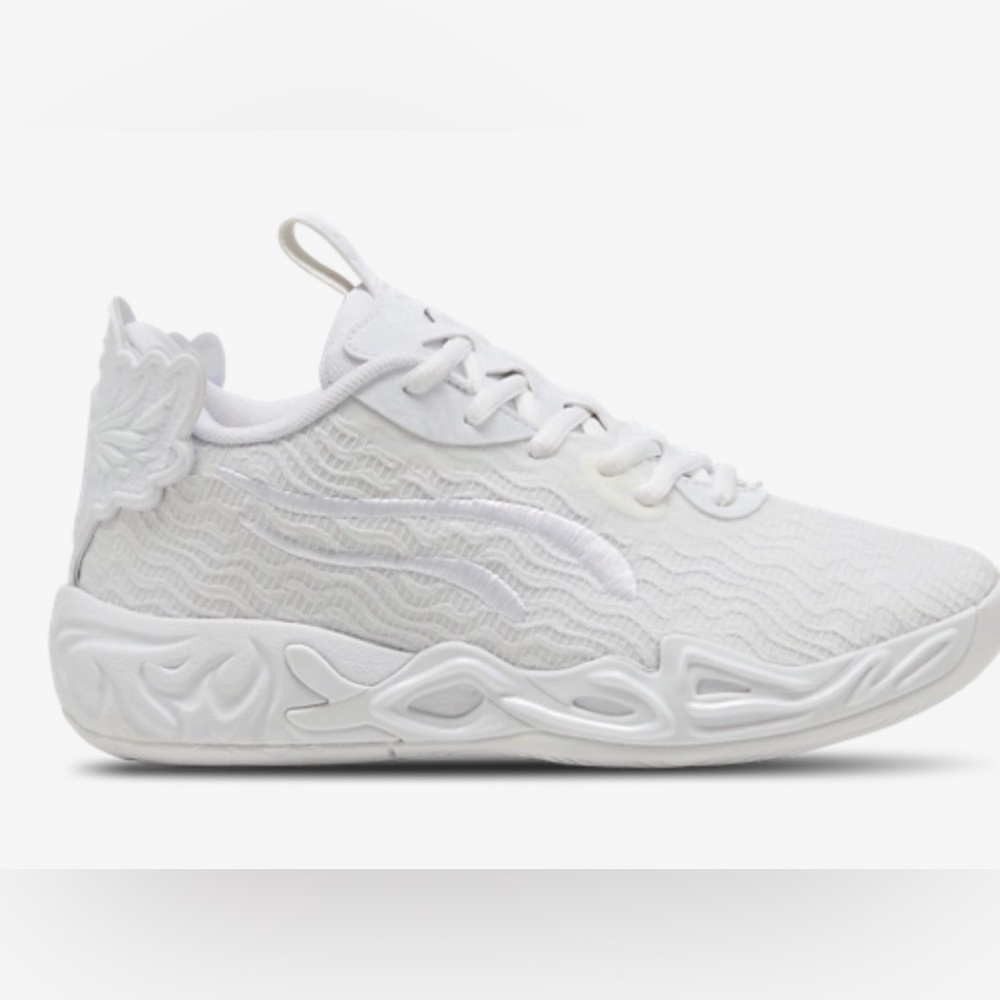 Puma LaMelo Ball MB.04 Lo basketball sneakers in the "Ice White" 10.5 - Picture 3 of 17